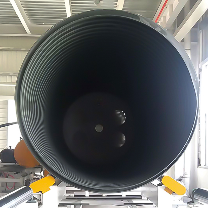 HDPE productielijn voor kronkelende pijpen met grote diameter